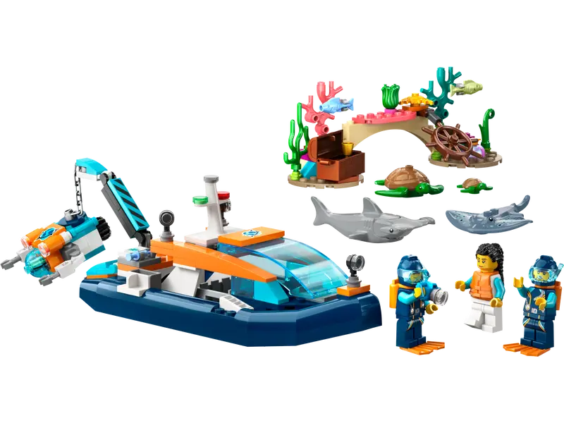 Le bateau d'exploration sous-marine